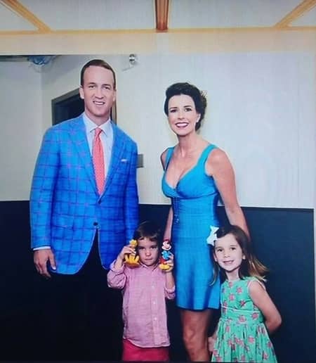 Mannings with his family
